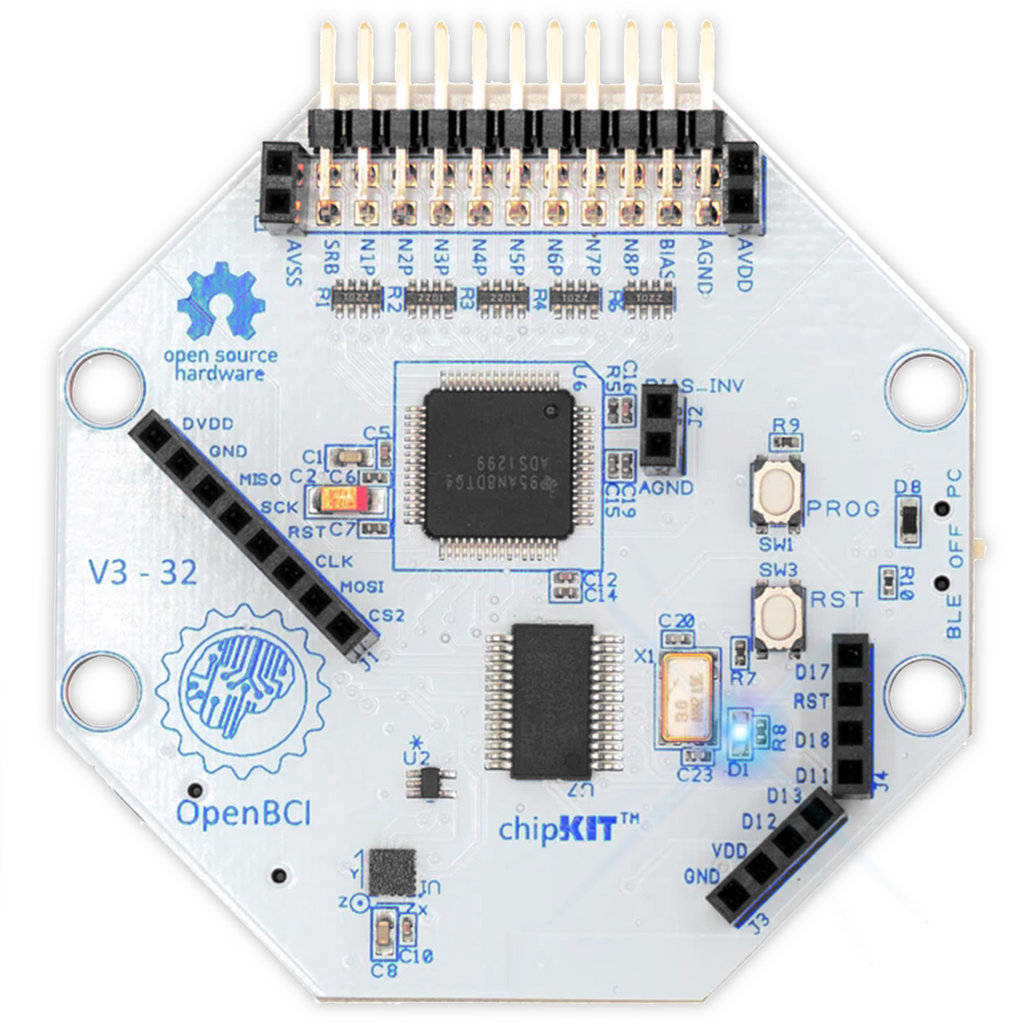 Cyton Biosensing Board (8-channels)