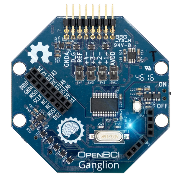 Ganglion Board (4-channels) – OpenBCI Online Store